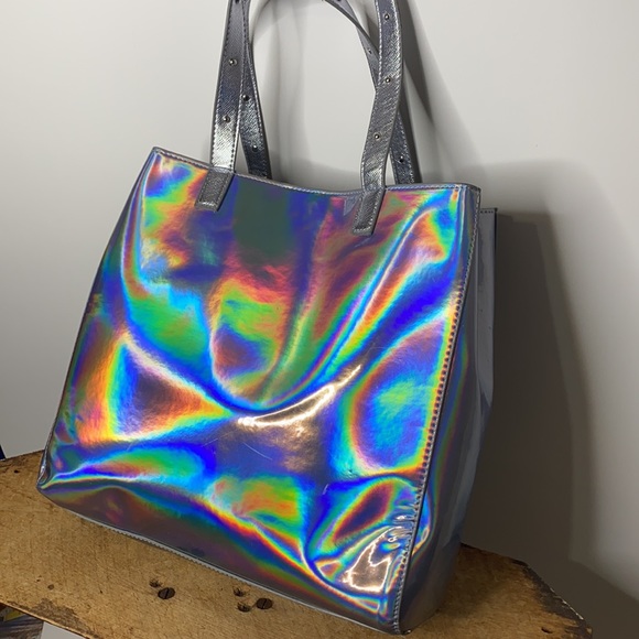 FUN Holographic Handbag Purse Tote - Picture 4 of 10